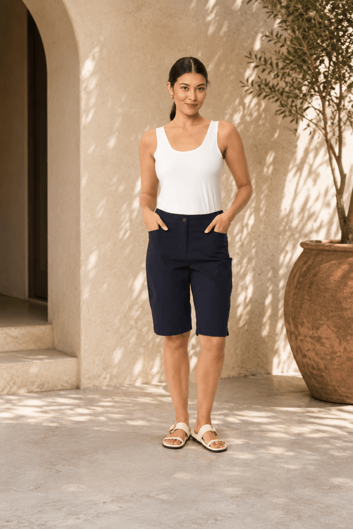 Tee-Rific Short - True Navy - F12 - Pizazz BoutiqueFoil