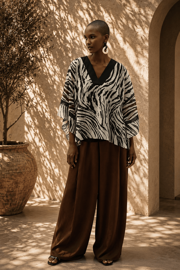 Tencel Poncho Top - JR42 - Pizazz BoutiqueJoseph Ribkoff