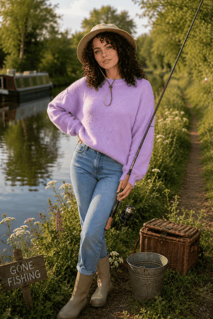 Teresa Knit - Lilac - CJ37 - Pizazz BoutiqueCaju