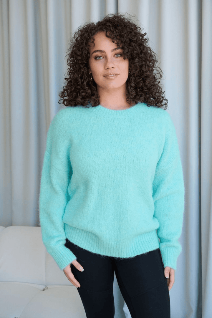 Teresa Knit - Mint - CJ37 - Pizazz BoutiqueCaju