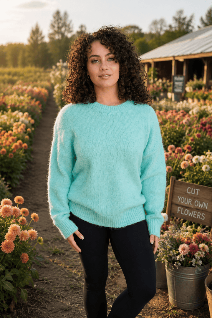 Teresa Knit - Mint - CJ37 - Pizazz BoutiqueCaju