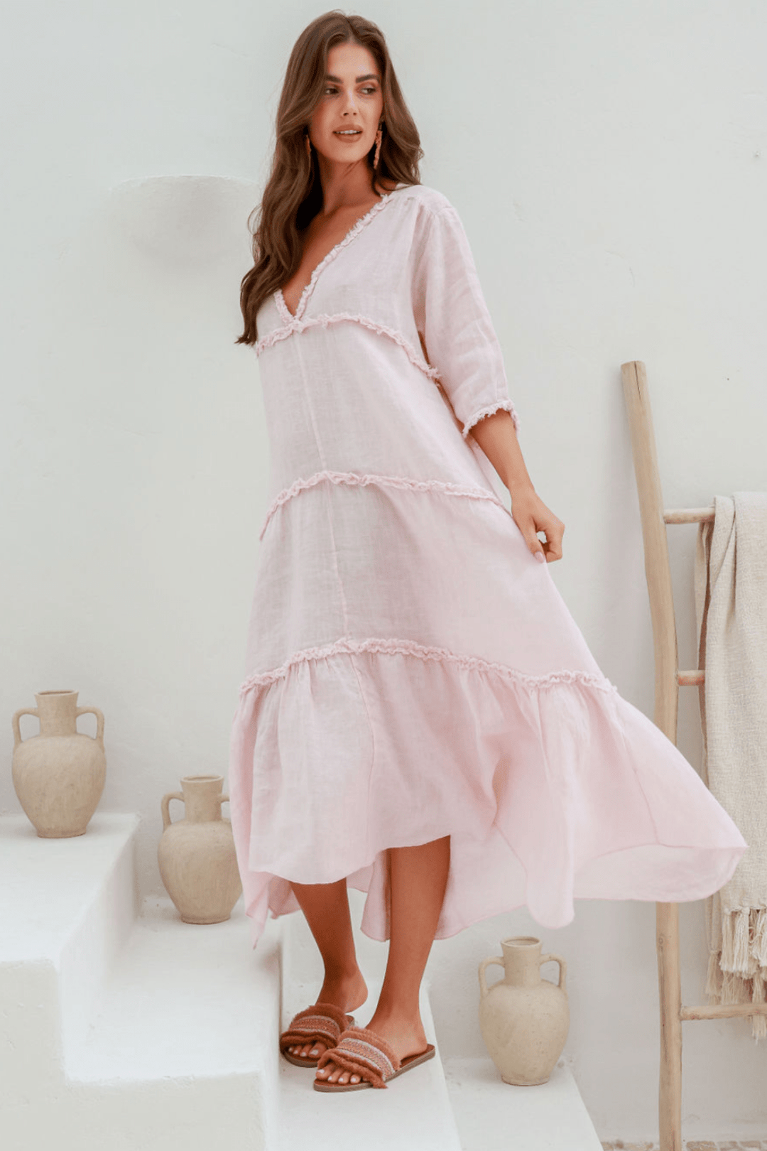 The Emily Dress - Blush - IC2 - Pizazz BoutiqueThe Italian Cartel