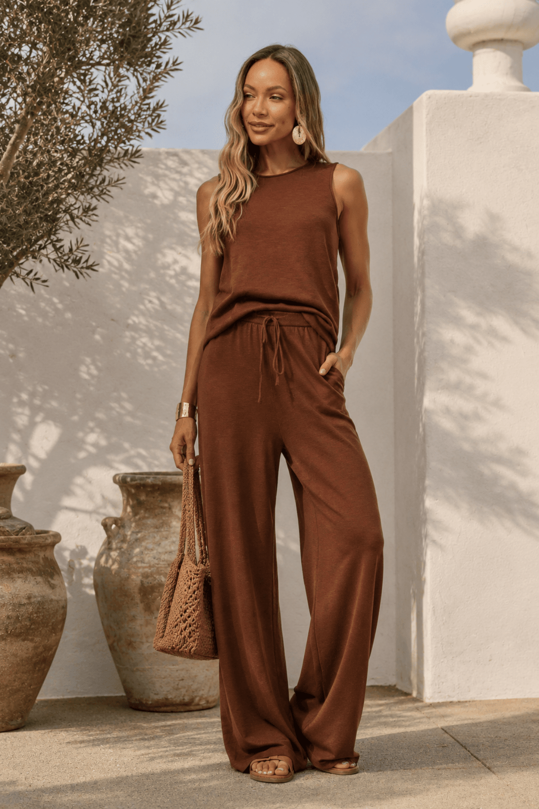 The Frankie Pant - Chocolate - SN18 - Pizazz BoutiqueSilence & Noise