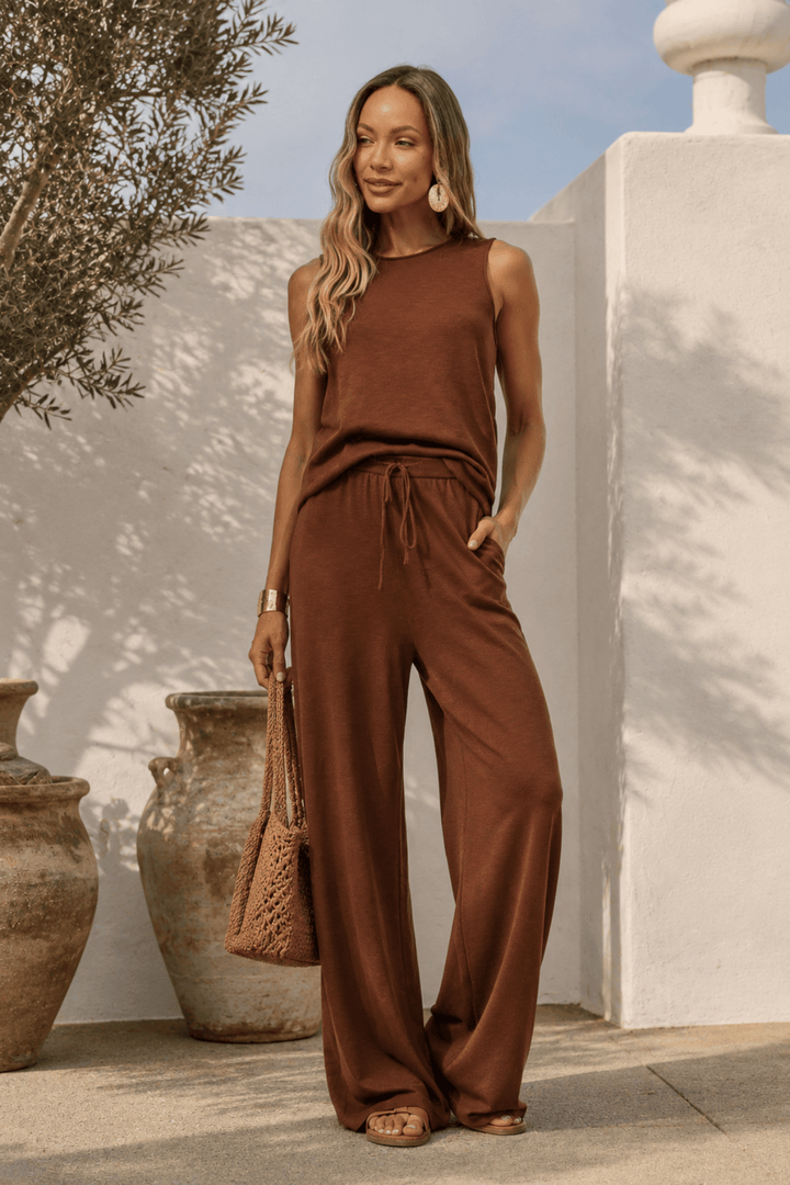 The Frankie Pant - Chocolate - SN18 - Pizazz BoutiqueSilence & Noise