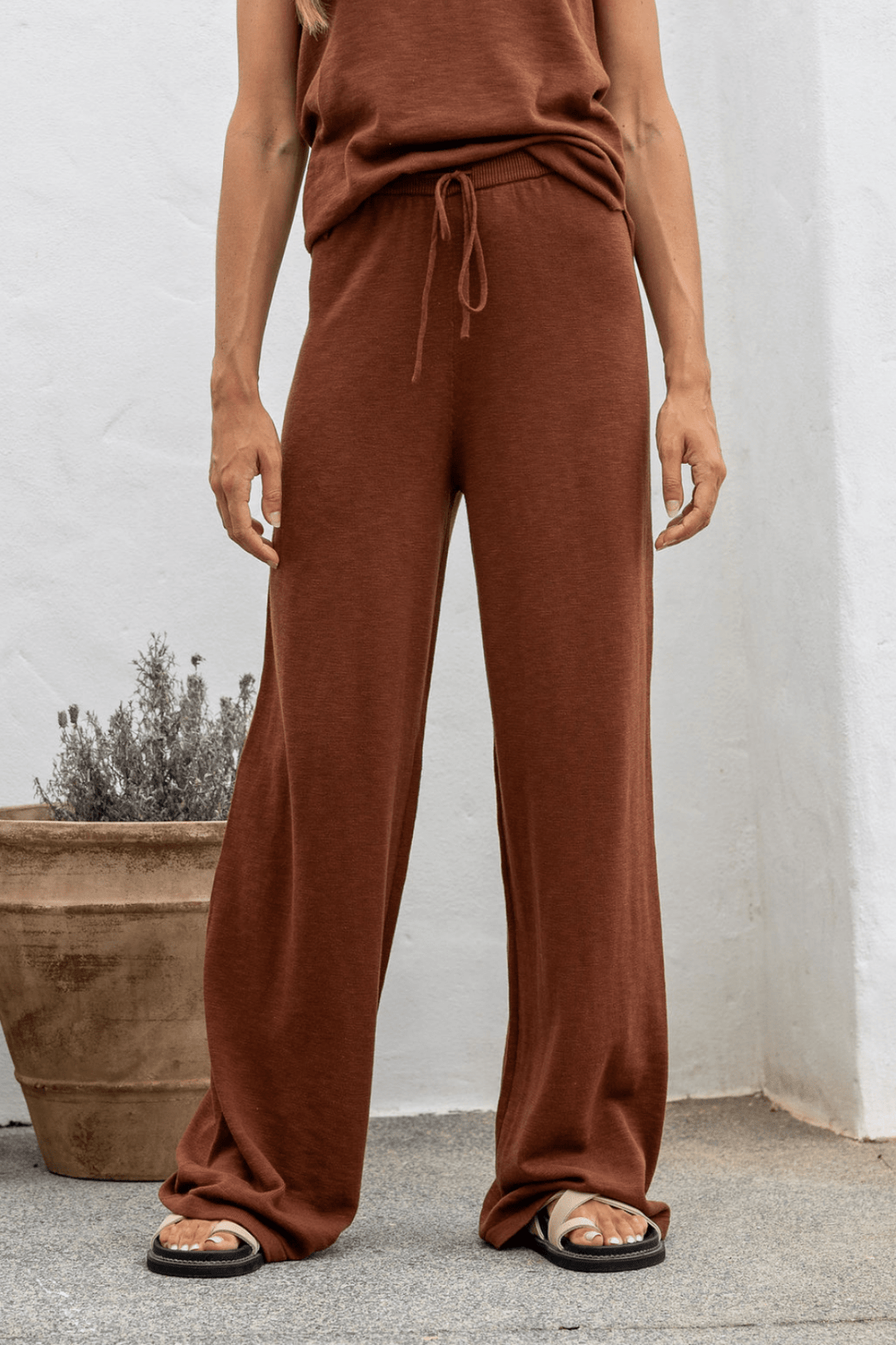 The Frankie Pant - Chocolate - SN18 - Pizazz BoutiqueSilence & Noise