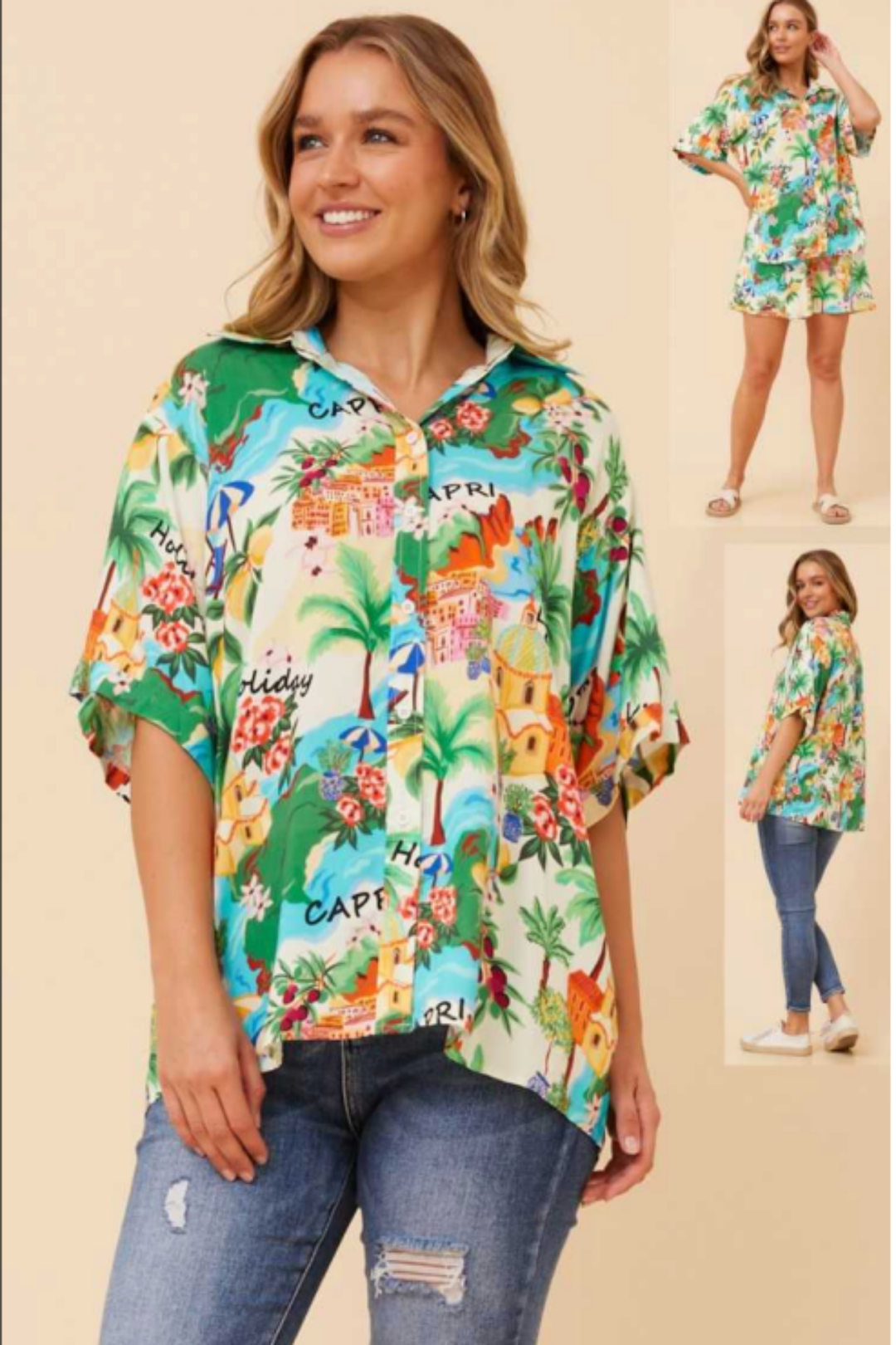 The Holiday Shirt - CK14 - Pizazz BoutiqueCaroline Morgan