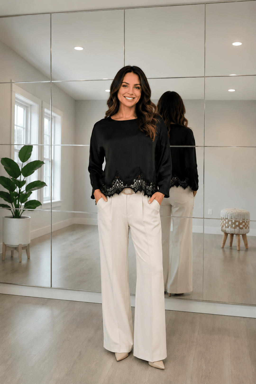 The Inara Lace Trim - Black - AE13 - Pizazz BoutiqueAE Luxe