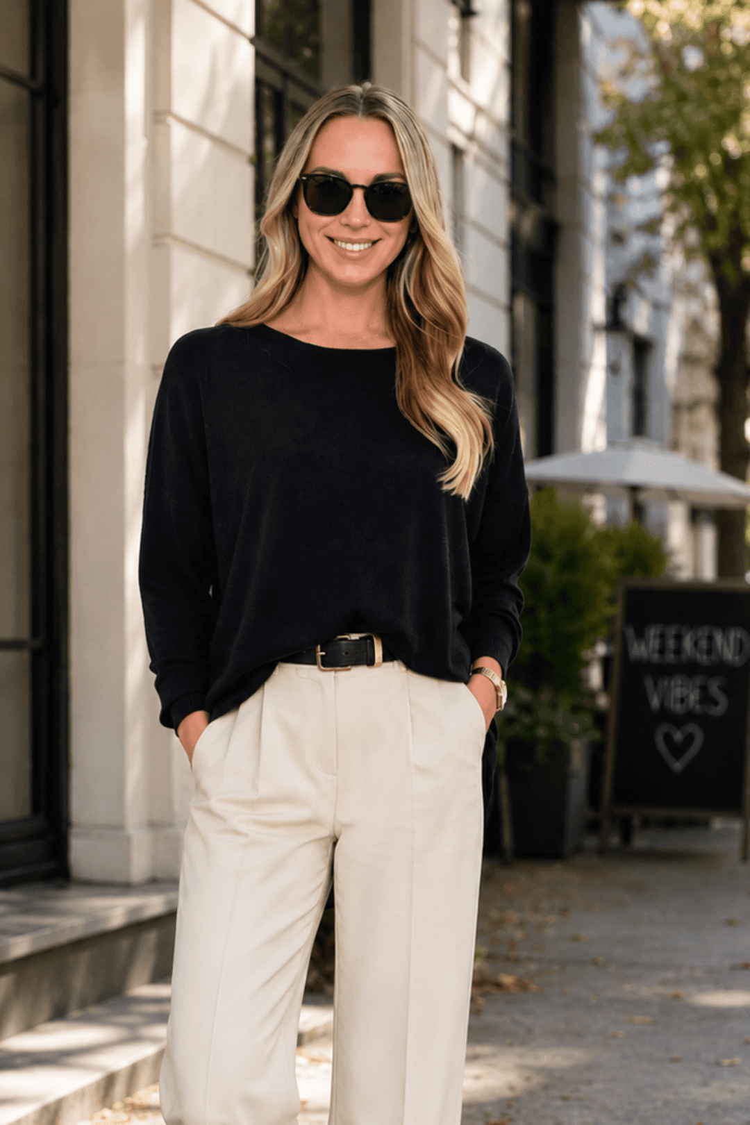 The Jumper - Black - CC27 - Pizazz BoutiqueCali & Co