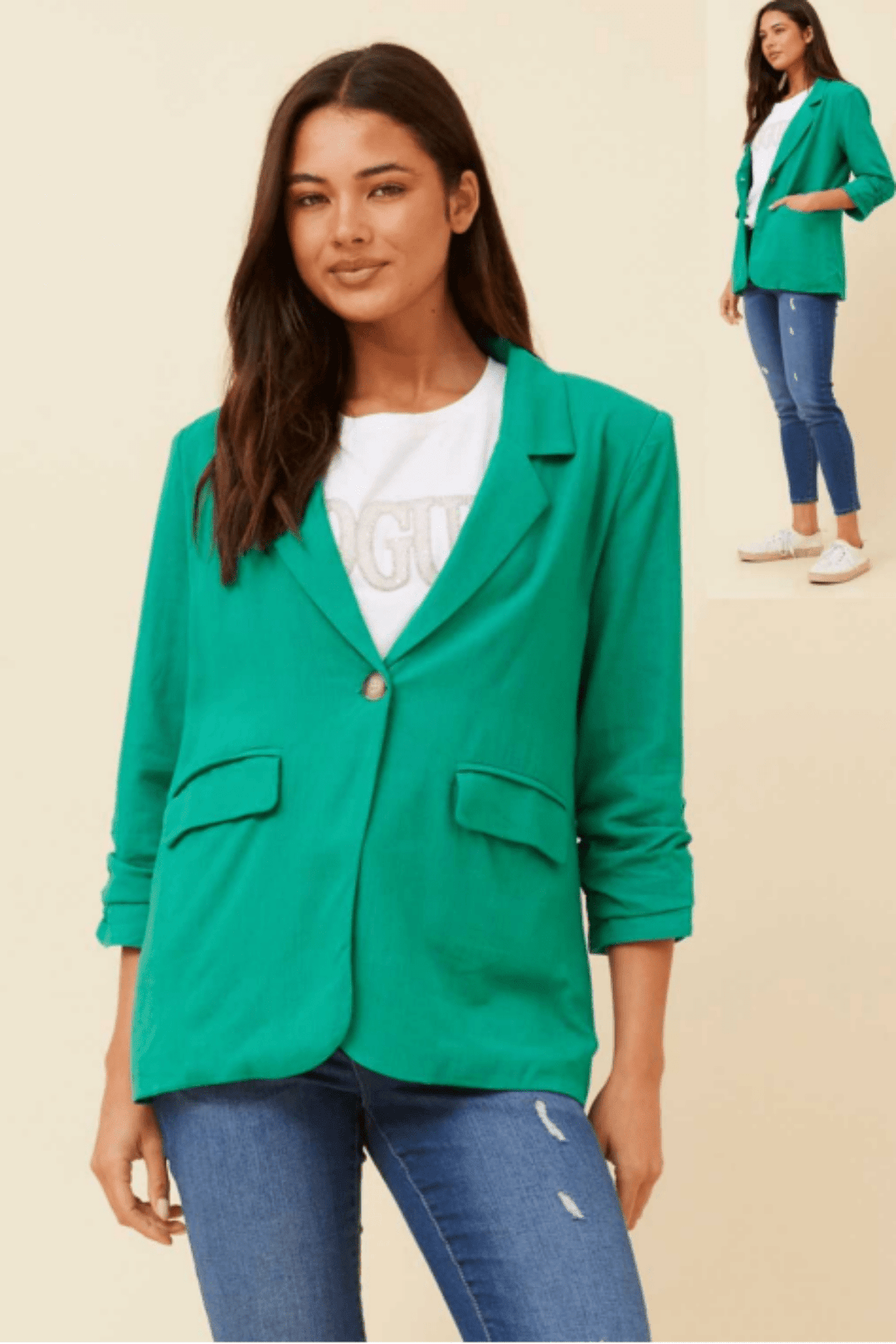 The Lucky Jacket - Emerald - CK15 - Pizazz BoutiqueCaroline Morgan
