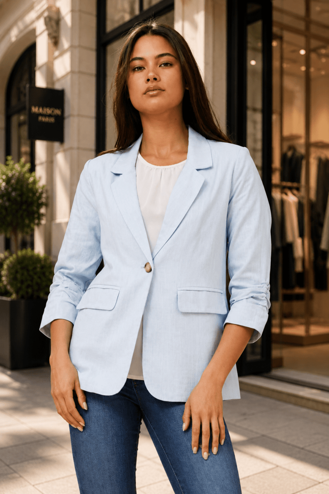 The Lucky Jacket - Skylight - CK15 - Pizazz BoutiqueCaroline Morgan