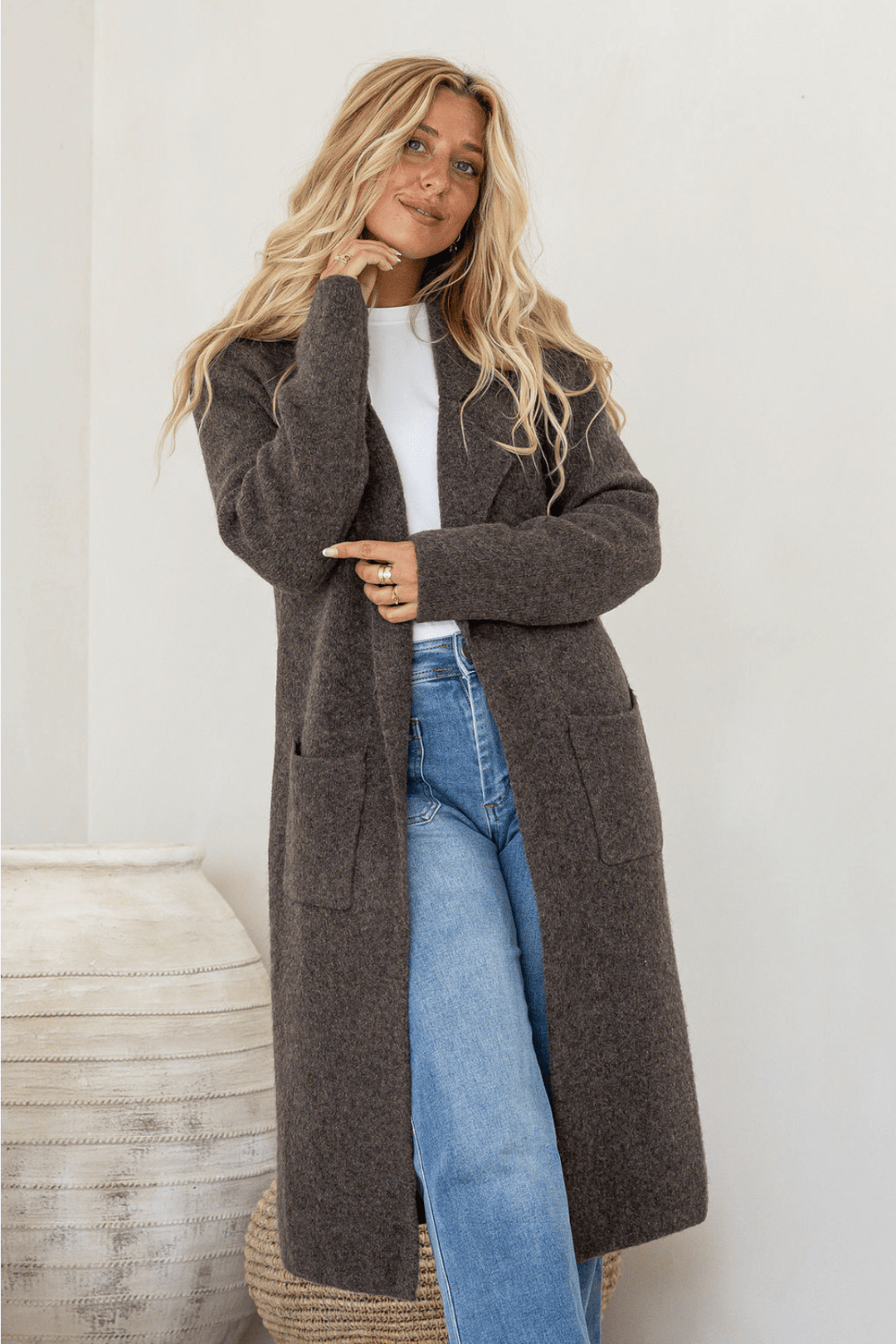 The Lunara Cardi - Chocolate - FR1 - Pizazz BoutiqueFree Spirit