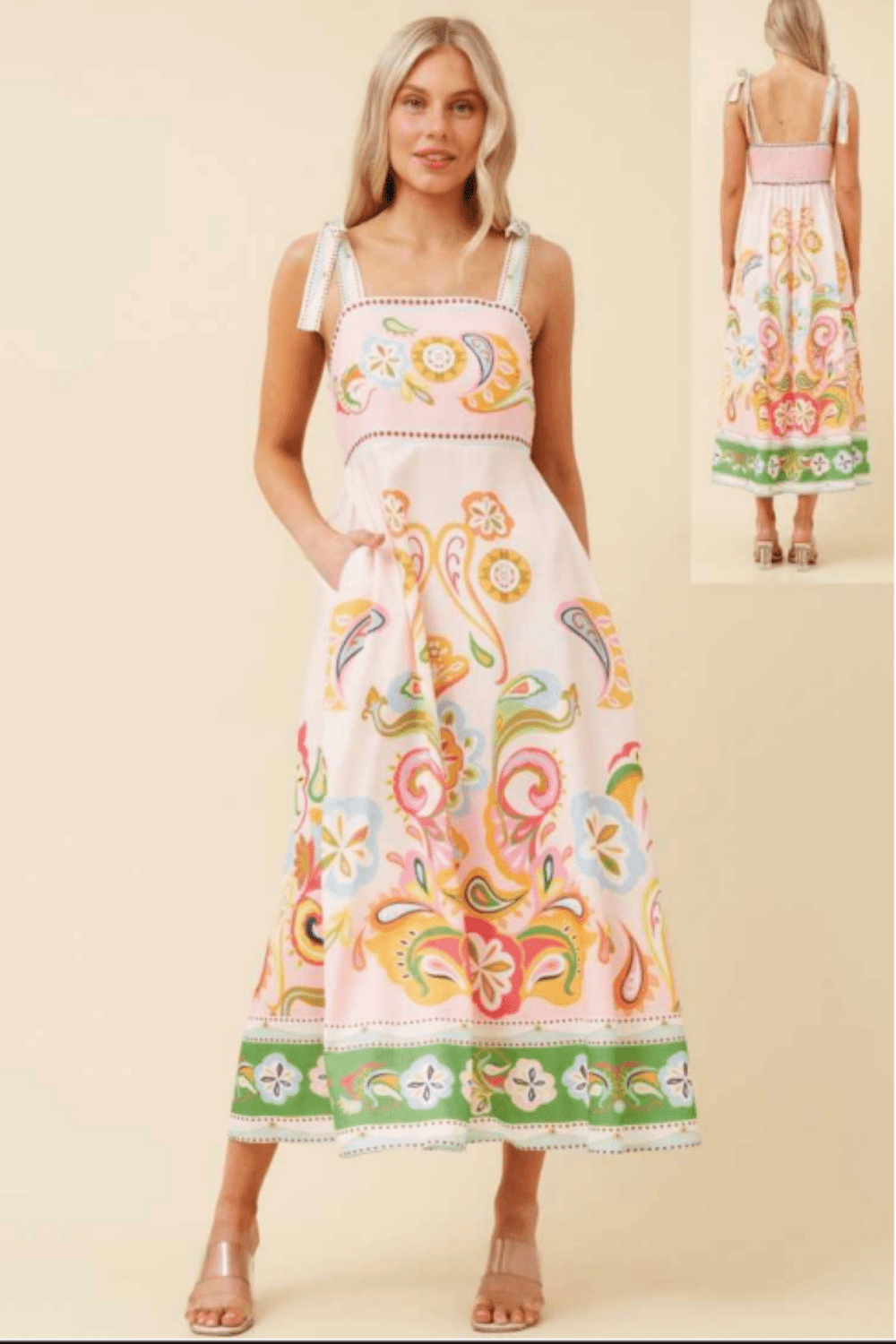 The Pretty Paisley Dress - CK3 - Pizazz BoutiqueCaroline Morgan