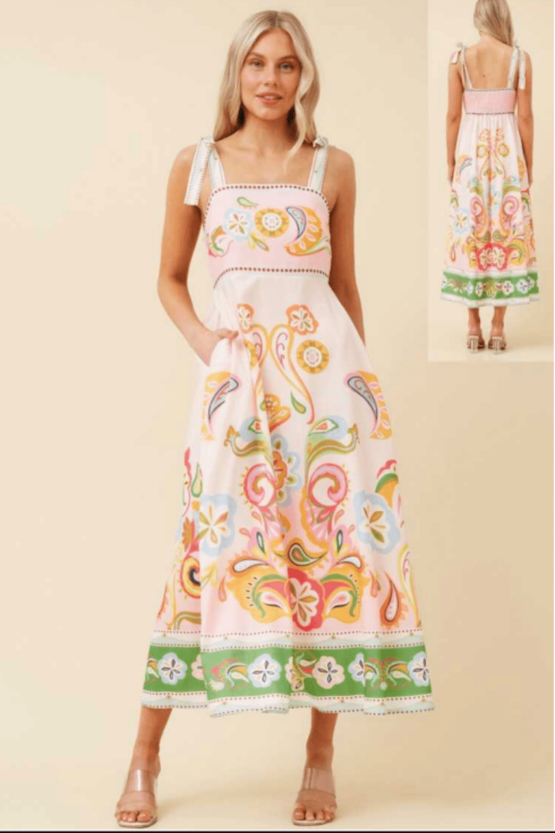 The Pretty Paisley Dress - CK3 - Pizazz BoutiqueCaroline Morgan