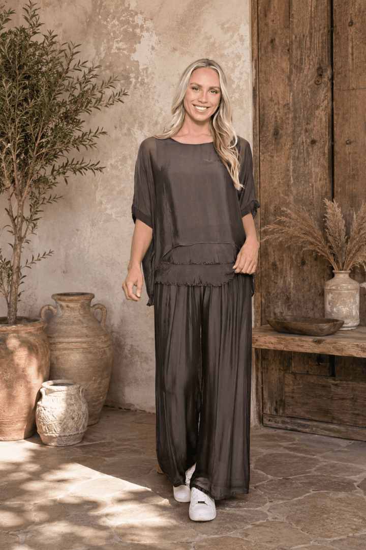 The Serenity Set - Brown - AE10 - Pizazz BoutiqueAE Luxe