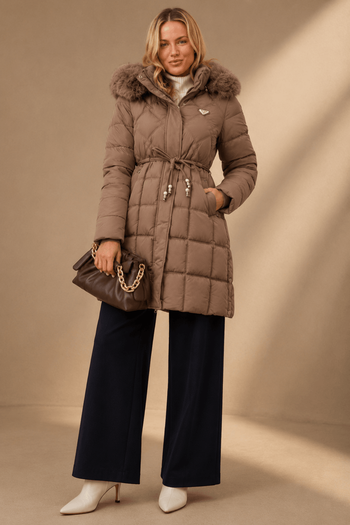 The Vienna Puffer - Brown - CK45 - Pizazz BoutiqueCaroline Morgan