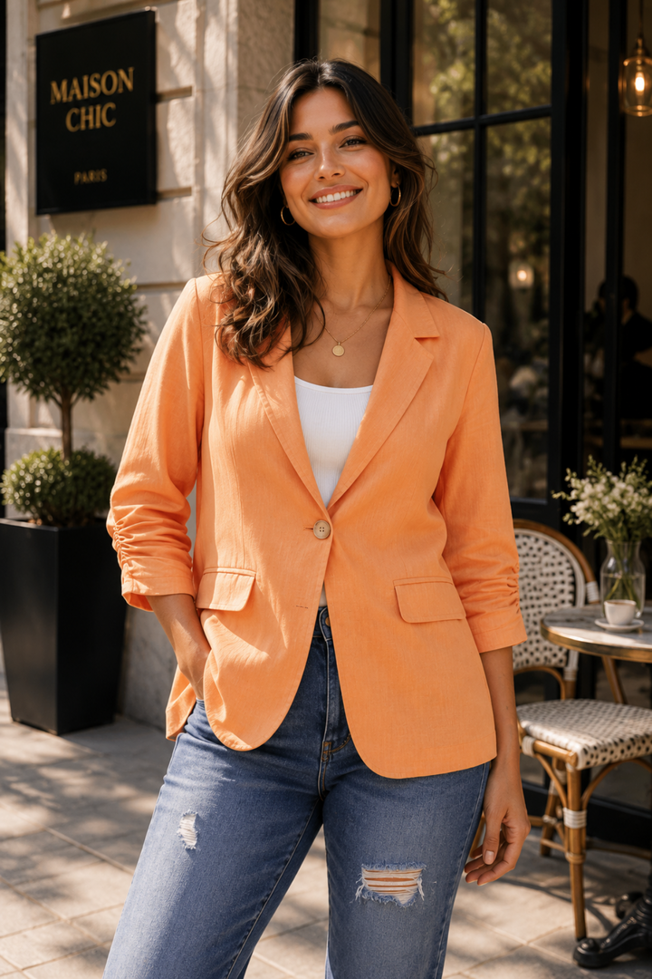 The Lucky Jacket - Tangerine - CK15