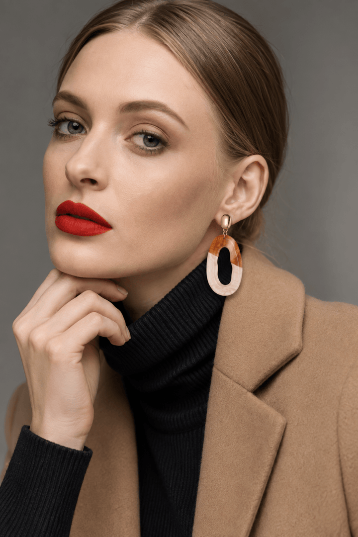 Thelma Resin Earrings - GG6 - Pizazz BoutiqueGxG Collective