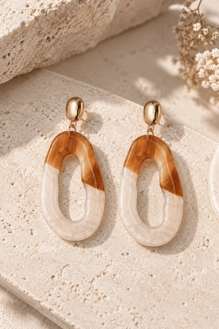 Thelma Resin Earrings - GG6 - Pizazz BoutiqueGxG Collective