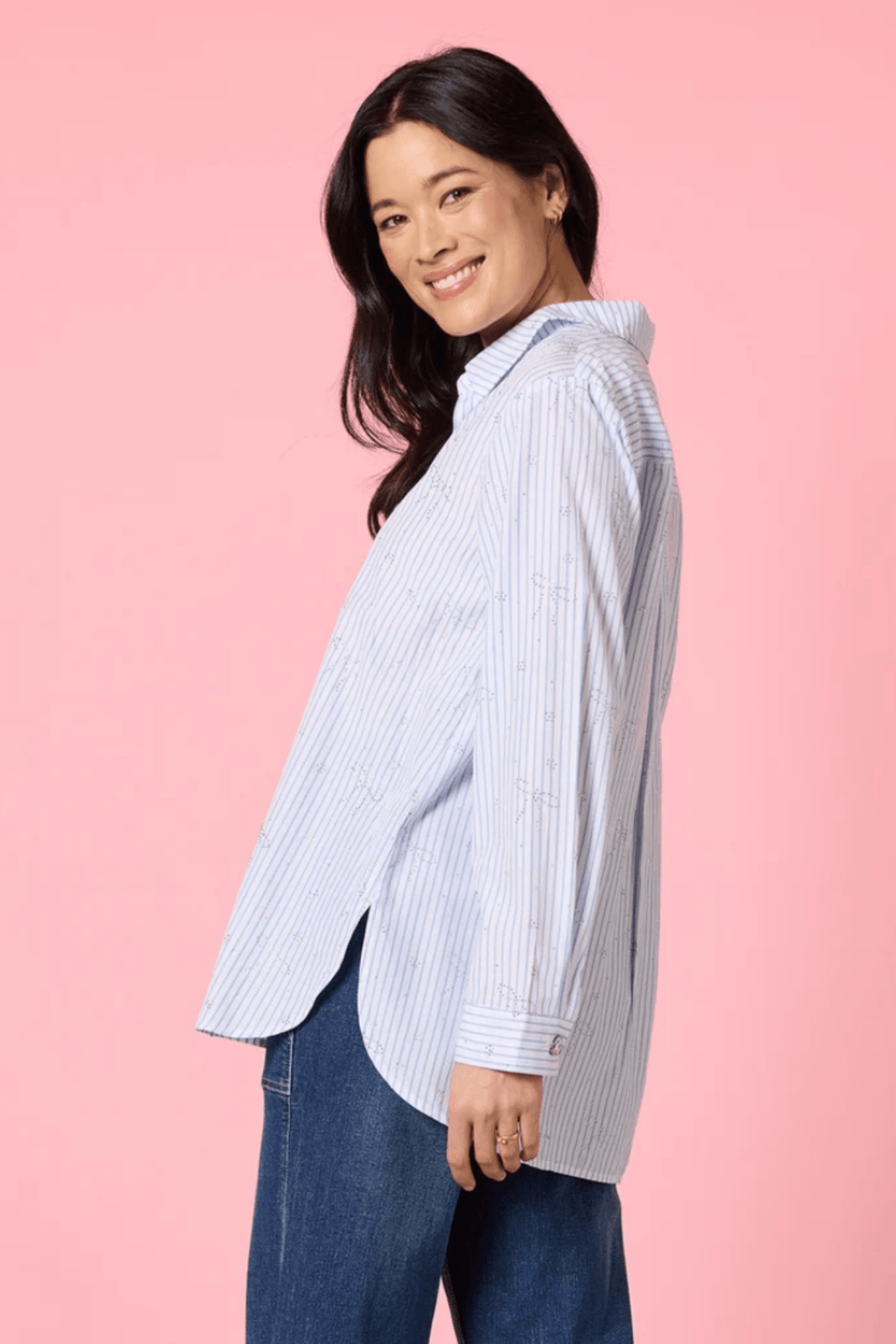 Tiffany Stripe Shirt - GS28 - Pizazz BoutiqueGordon smith