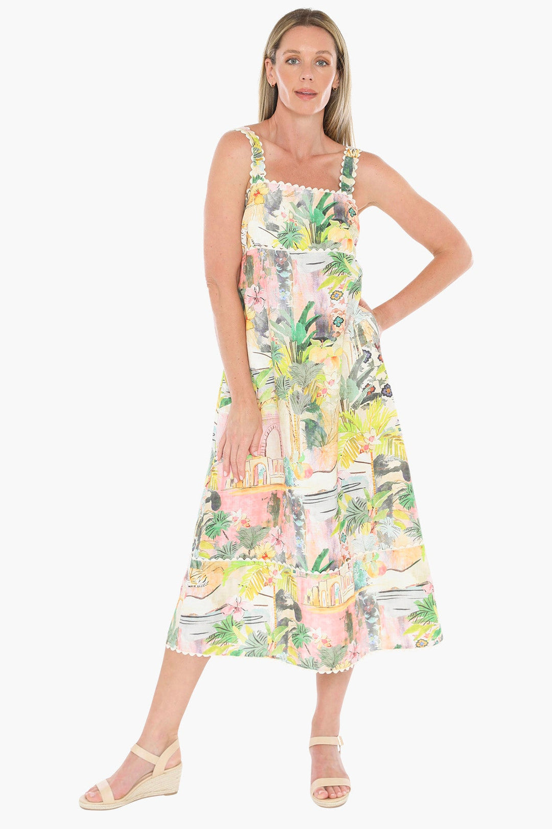 Tiger Island Ric Rac Maxi - Multi - JP13 - Pizazz BoutiqueJUMP
