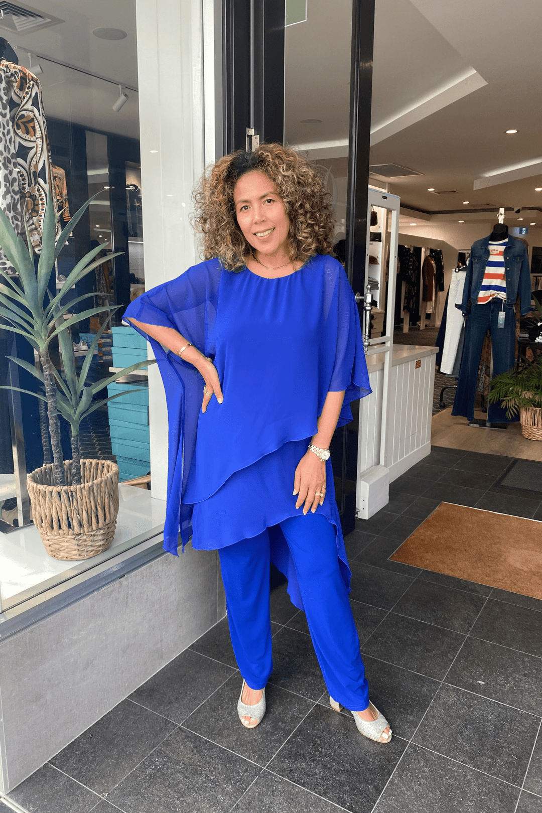 Tilly Jumpsuit - Royal - SIS1 - Pizazz BoutiqueSister sister