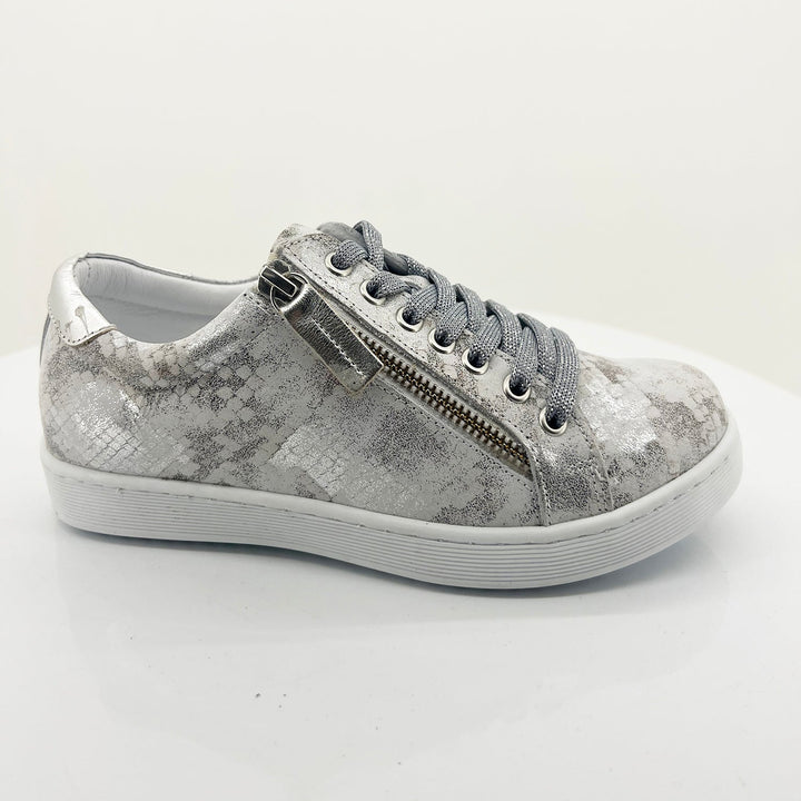 Token Sneaker - Silver Snake - RS11 - Pizazz BoutiqueRilassare