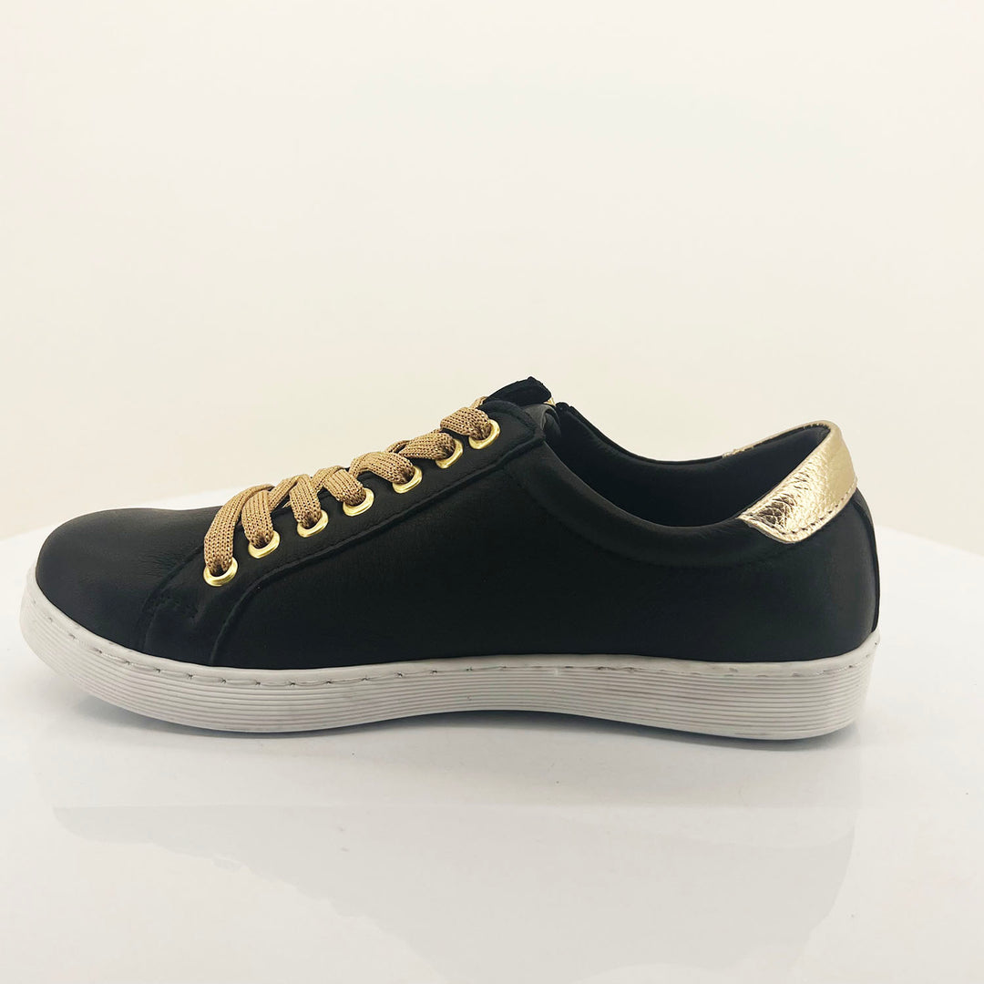 Token Duo Sneaker | Black & Gold | RS1