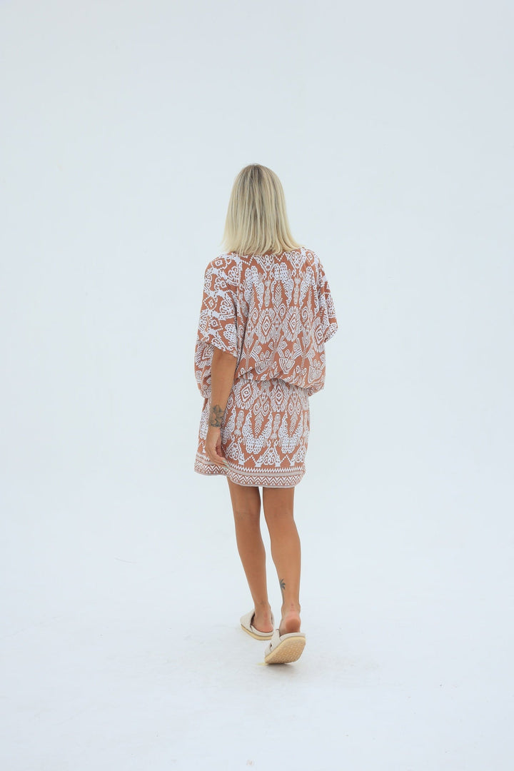 Toteme Dress - Tan - CB51 - Pizazz BoutiqueCarbon The Label