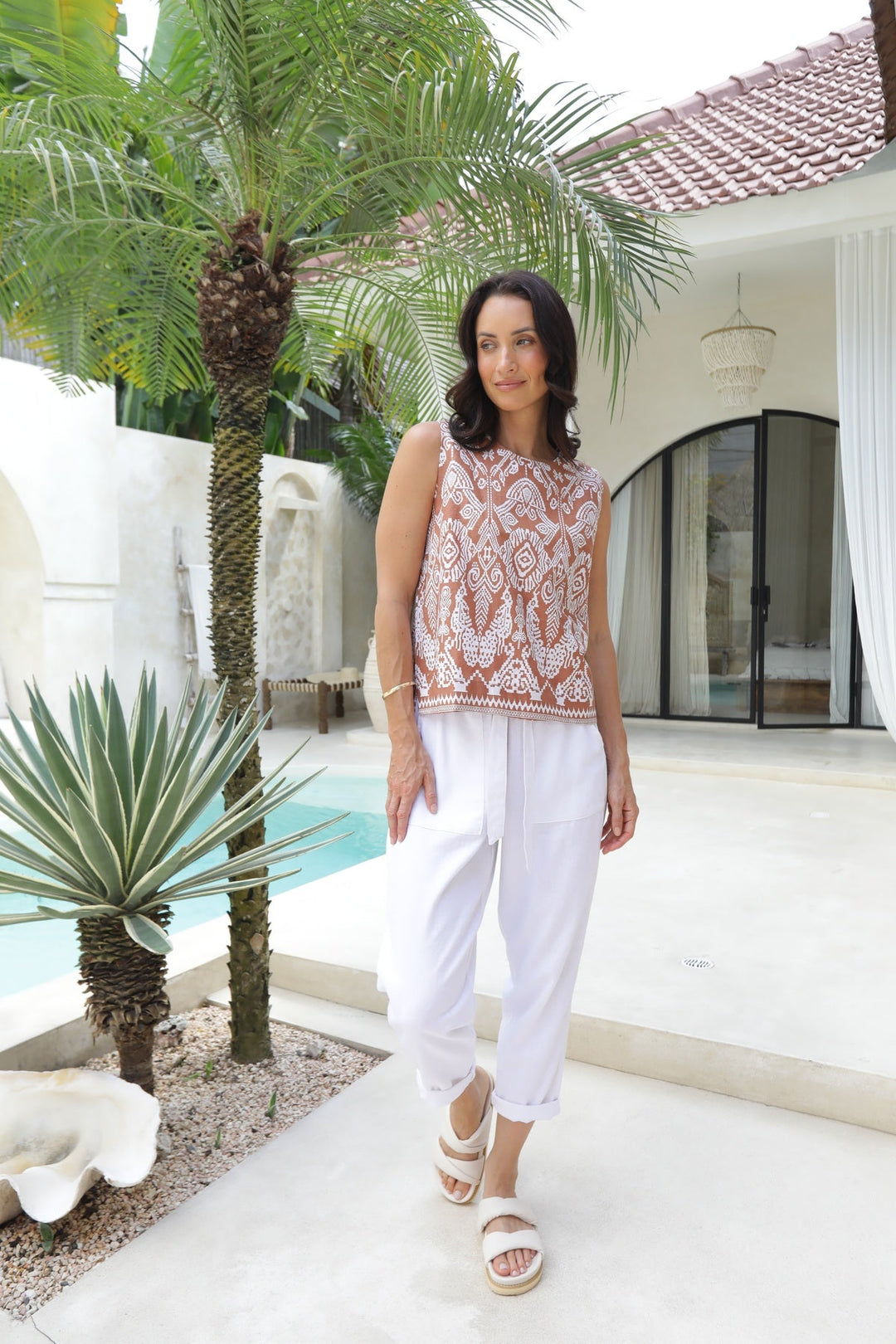 Toteme Tank - Tan - CB49 - Pizazz BoutiqueCarbon The Label