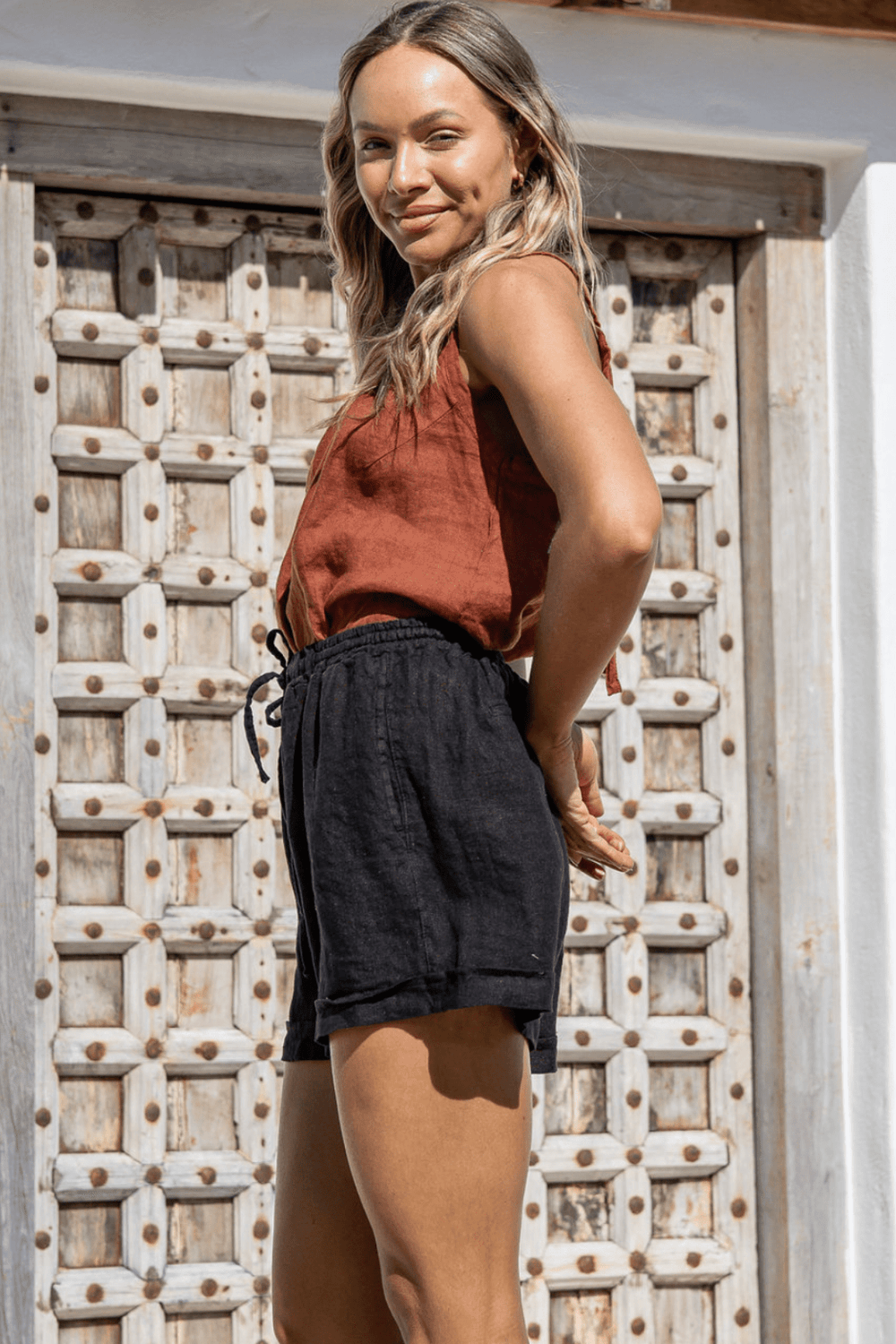 Tranne Short - Black - FA4 - Pizazz BoutiqueFree Angel