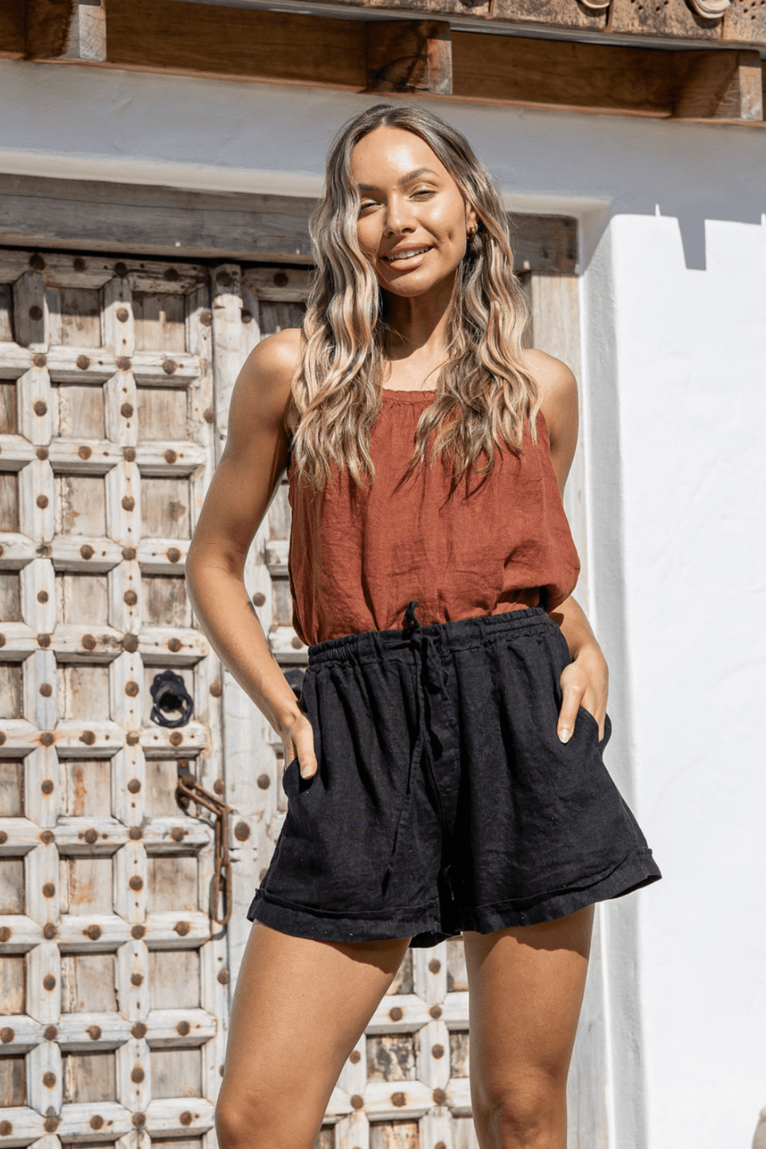 Tranne Short - Black - FA4 - Pizazz BoutiqueFree Angel