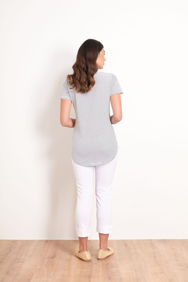 Fuss Free Capri - White - F4