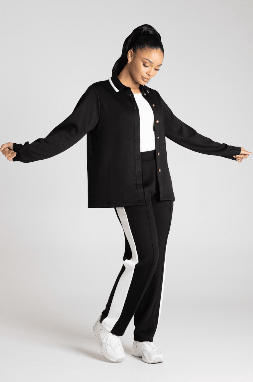 Travel Pant - Black - TT24 - Pizazz BoutiqueTwo - T's