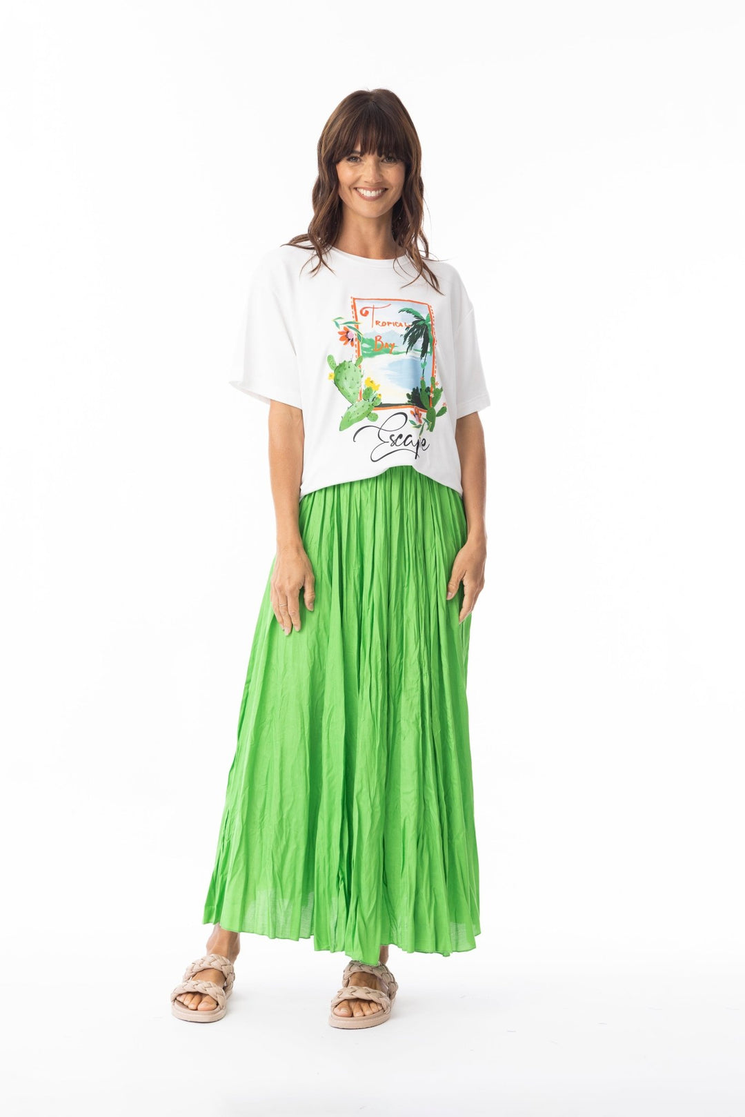 Tropical Bay T-shirt - EP31 - Pizazz BoutiqueEscape by OQ