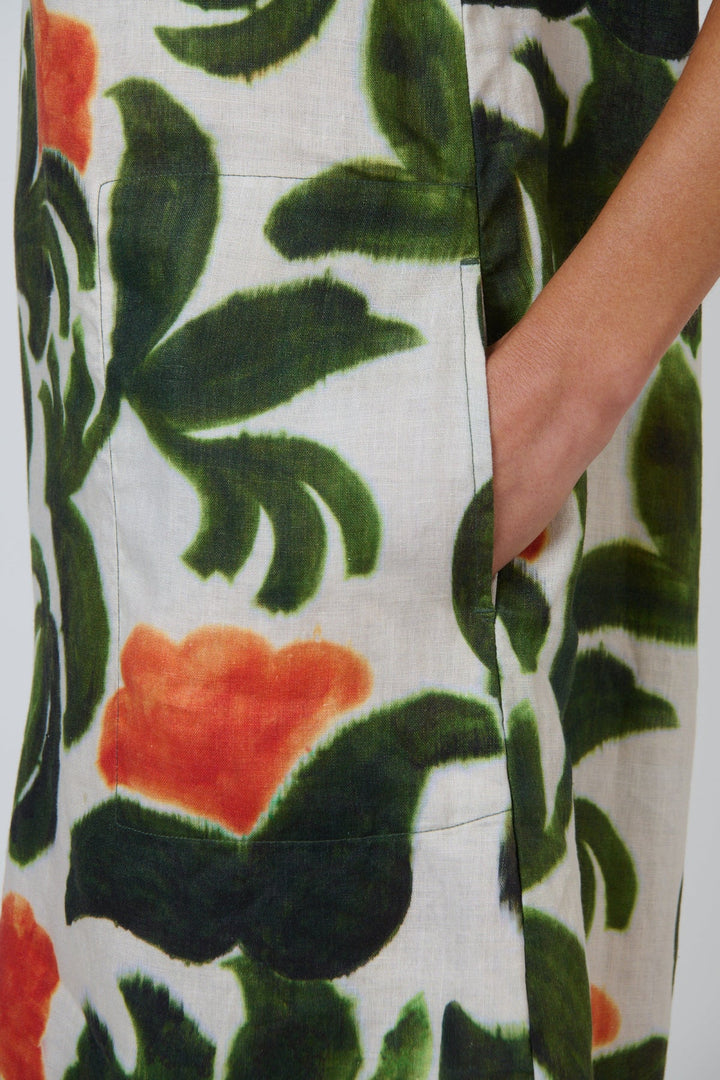 Tuileries Linen Dress - Pizazz BoutiqueNaturals By O & J
