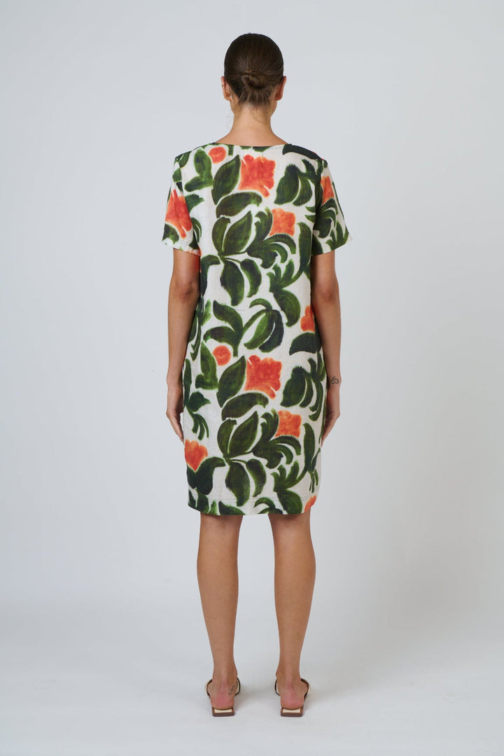 Tuileries Linen Dress - Pizazz BoutiqueNaturals By O & J