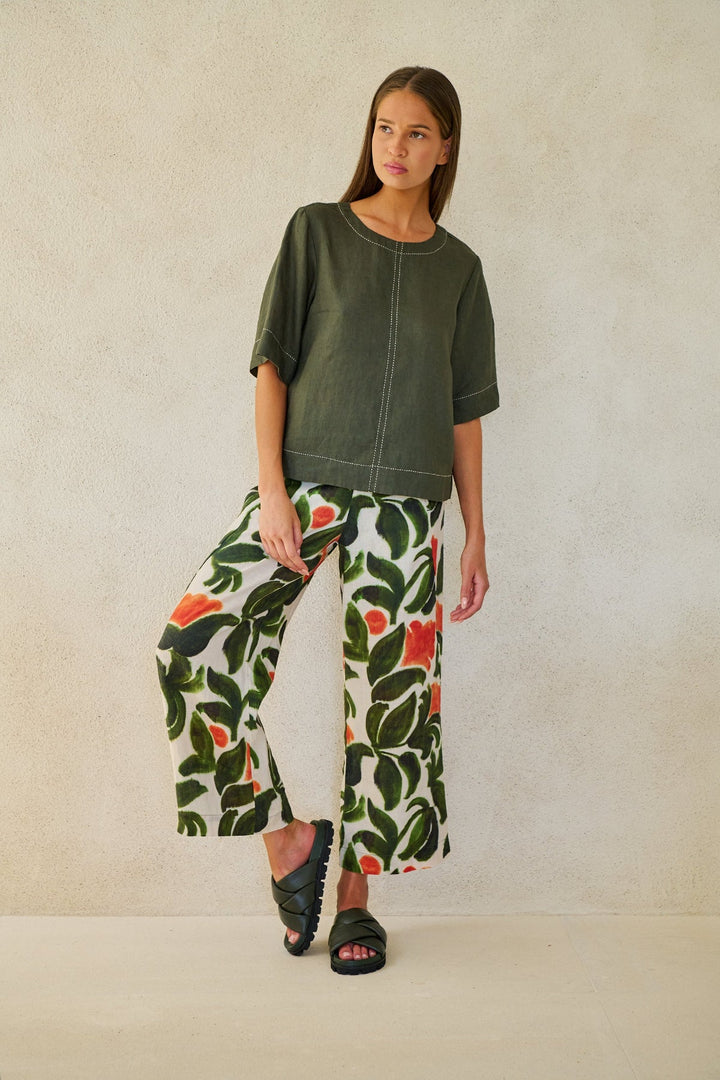 Tuileries Linen Pant - Pizazz BoutiqueNaturals By O & J