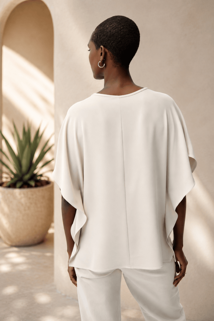 Twill Poncho Top - JR46 - Pizazz BoutiqueJoseph Ribkoff
