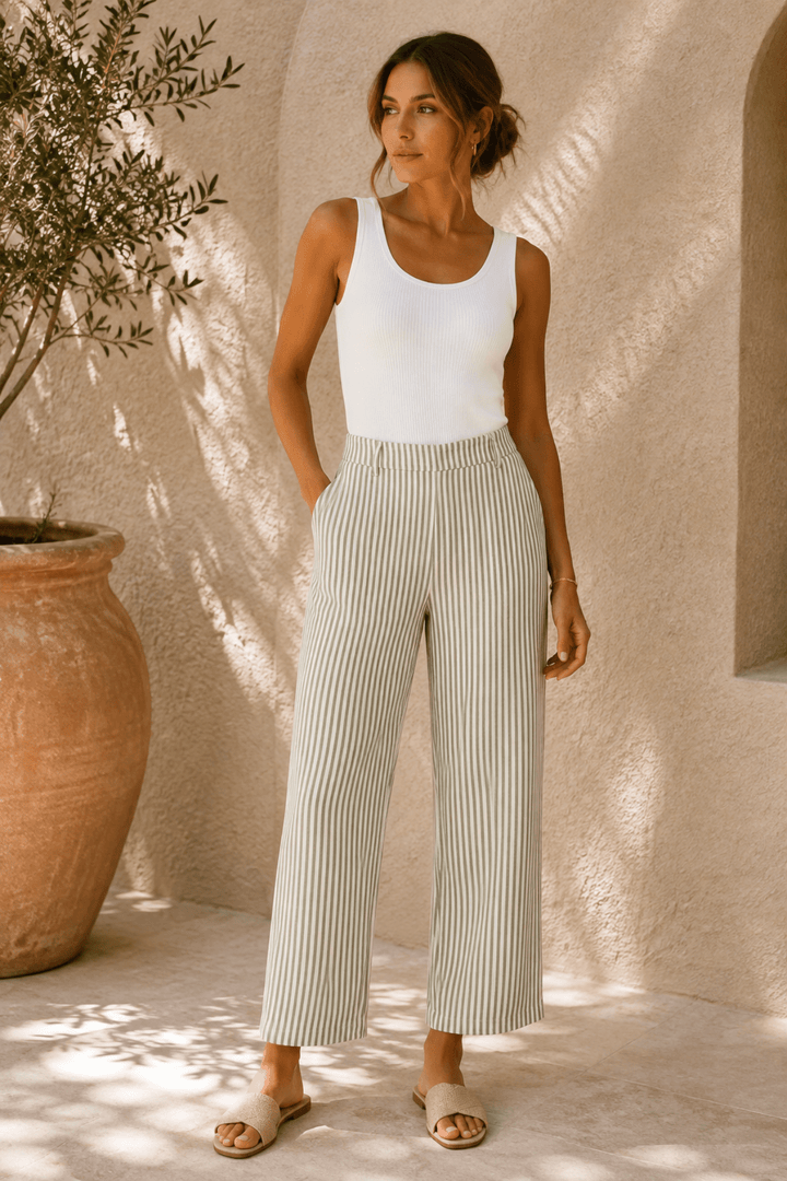 Urban Stripe Pant - TZ64 - Pizazz BoutiqueThreadz