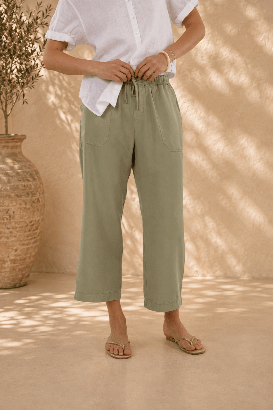 Varga Pant - Khaki - HM22 - Pizazz BoutiqueHumidity