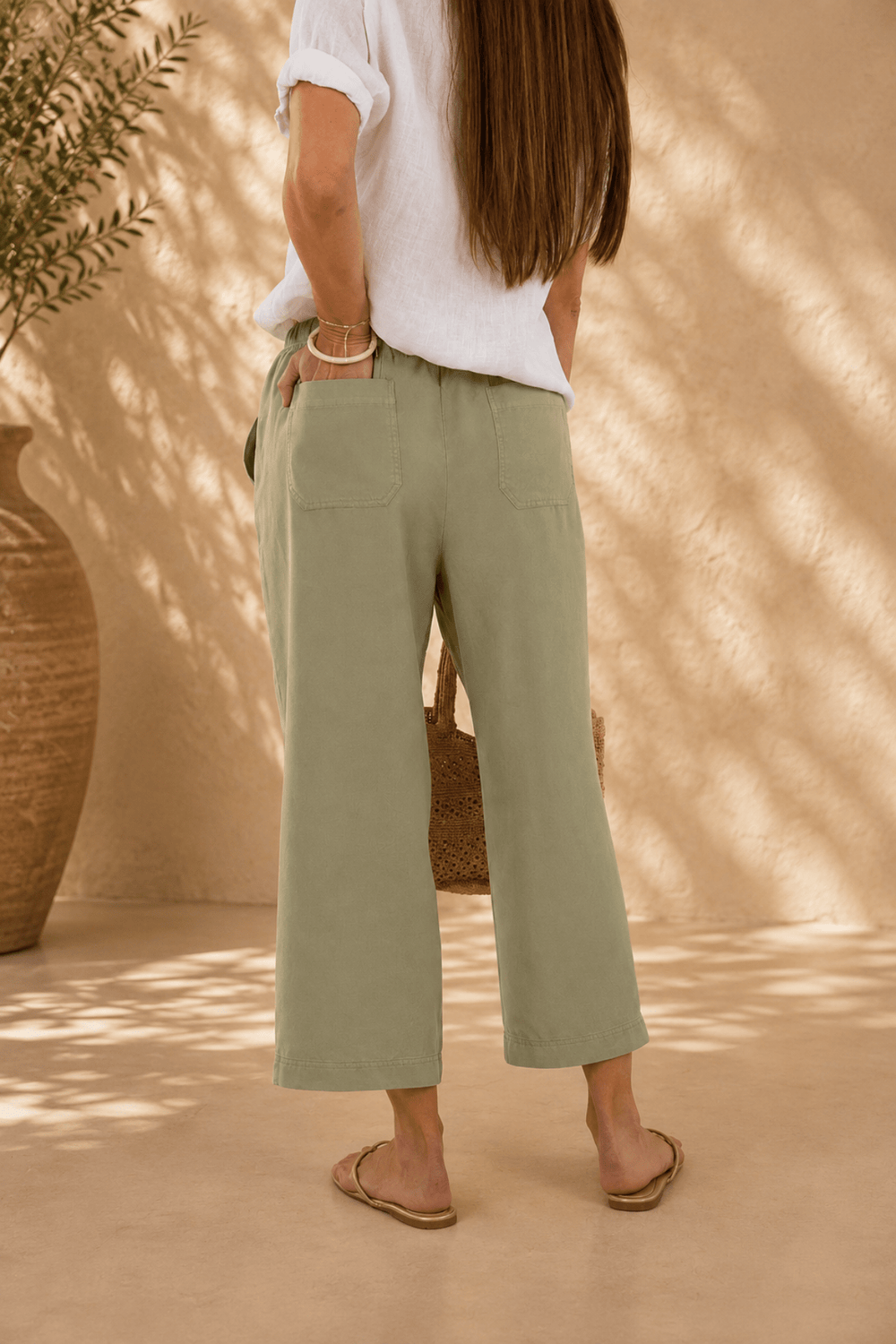 Varga Pant - Khaki - HM22 - Pizazz BoutiqueHumidity