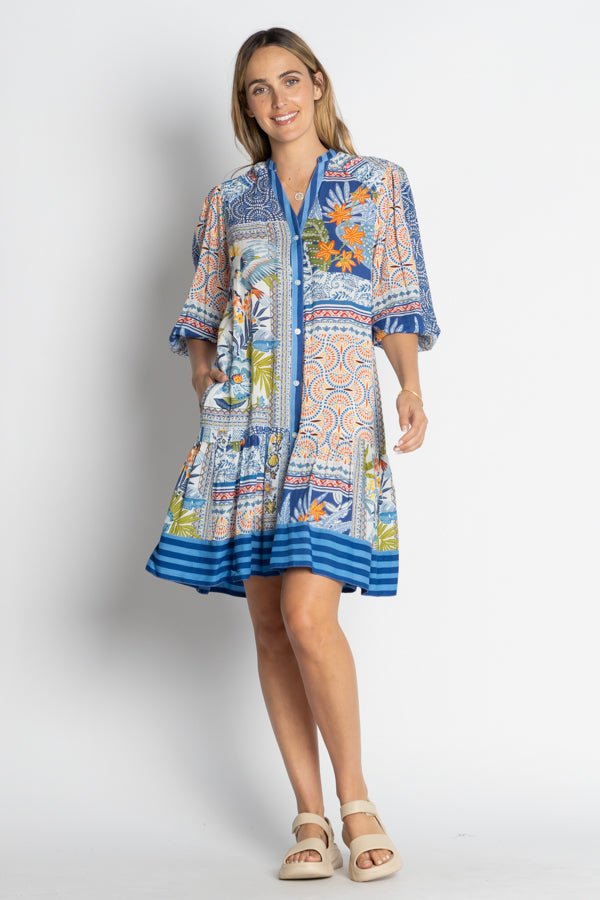 Velora Dress - Ocean - LL42 - Pizazz BoutiqueLula Life