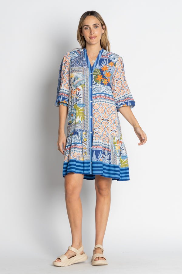 Velora Dress - Ocean - LL42 - Pizazz BoutiqueLula Life