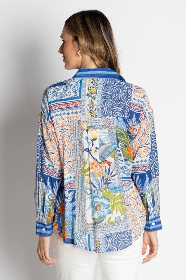 Velora Shirt - Ocean - LL43 - Pizazz BoutiqueLula Life