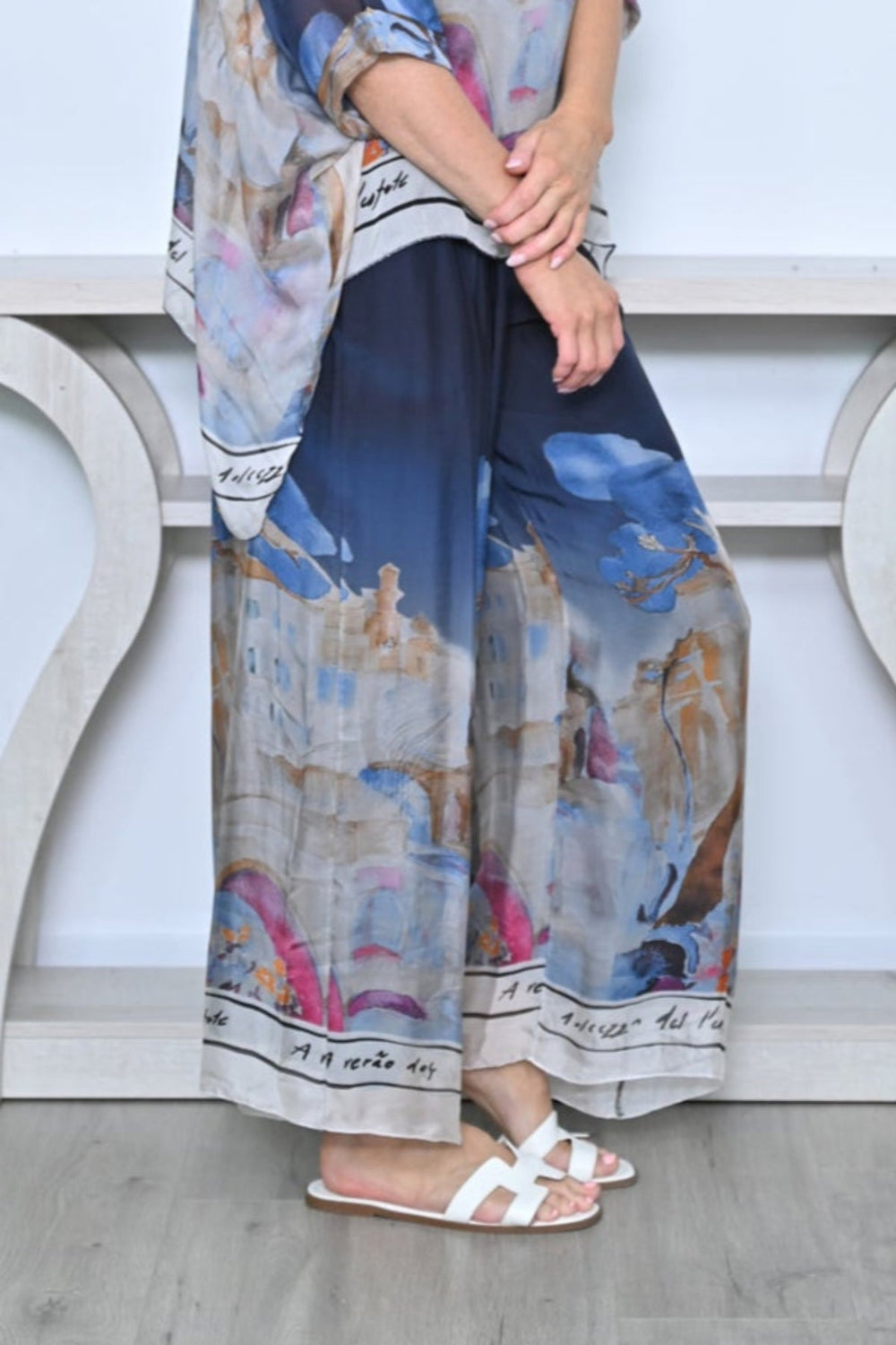 Venice Pant - Navy - CC10 - Pizazz BoutiqueCali & Co