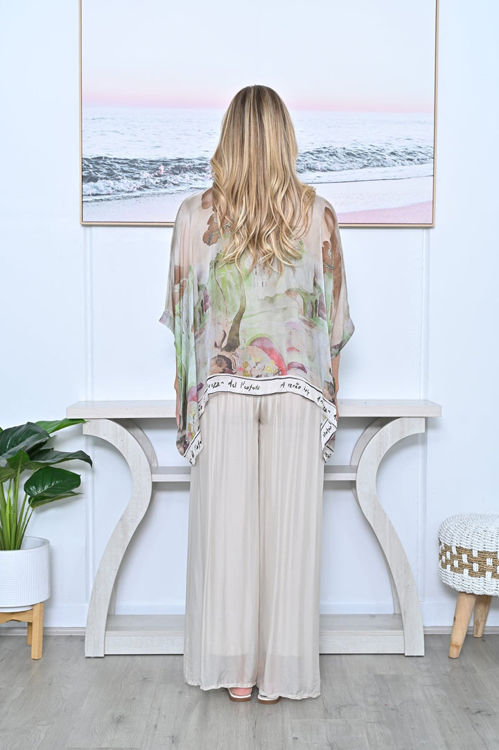 Venice Top - Beige - CC8 - Pizazz BoutiqueCali & Co