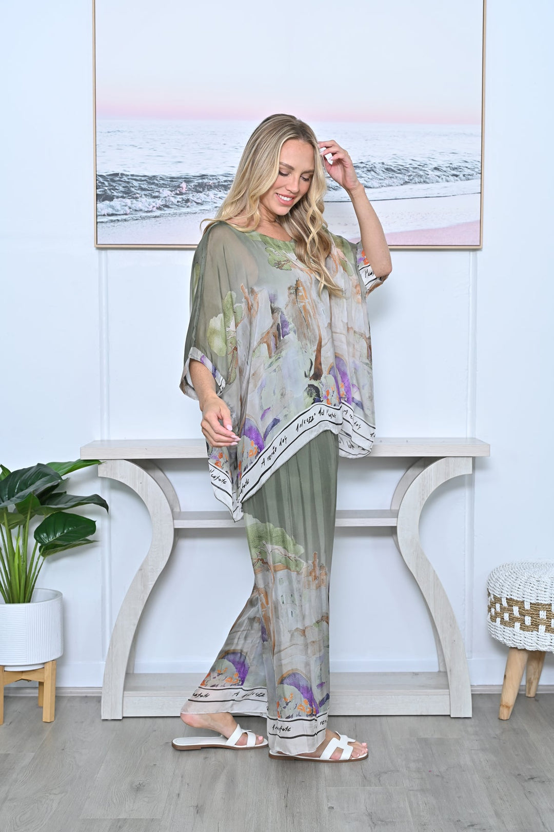 Venice Top - Khaki - CC8 - Pizazz BoutiqueCali & Co