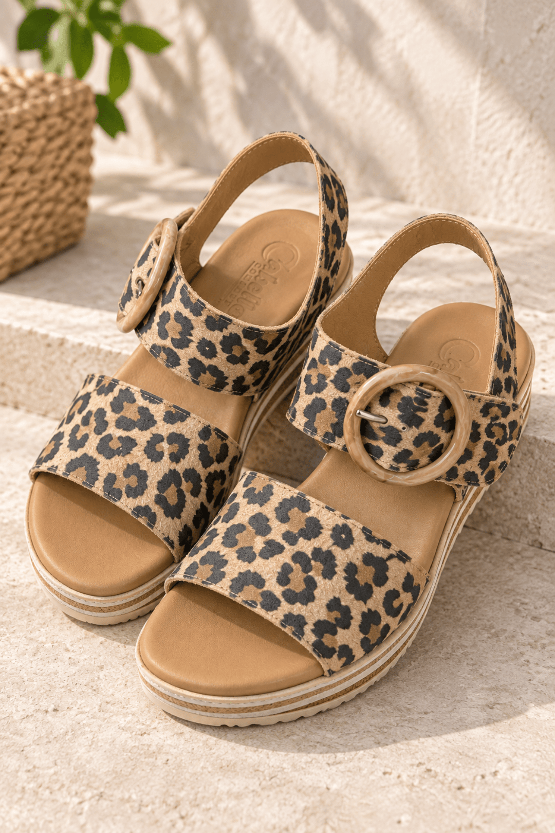 Verity Leopard Sandal - C42 - Pizazz BoutiqueCabello