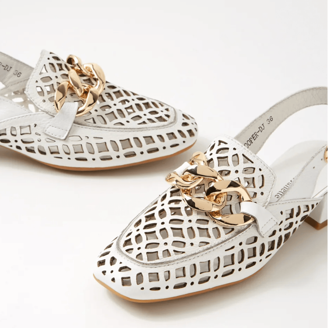 Vooper Flats - White - DJ29 - Pizazz BoutiqueDjango & Juliette