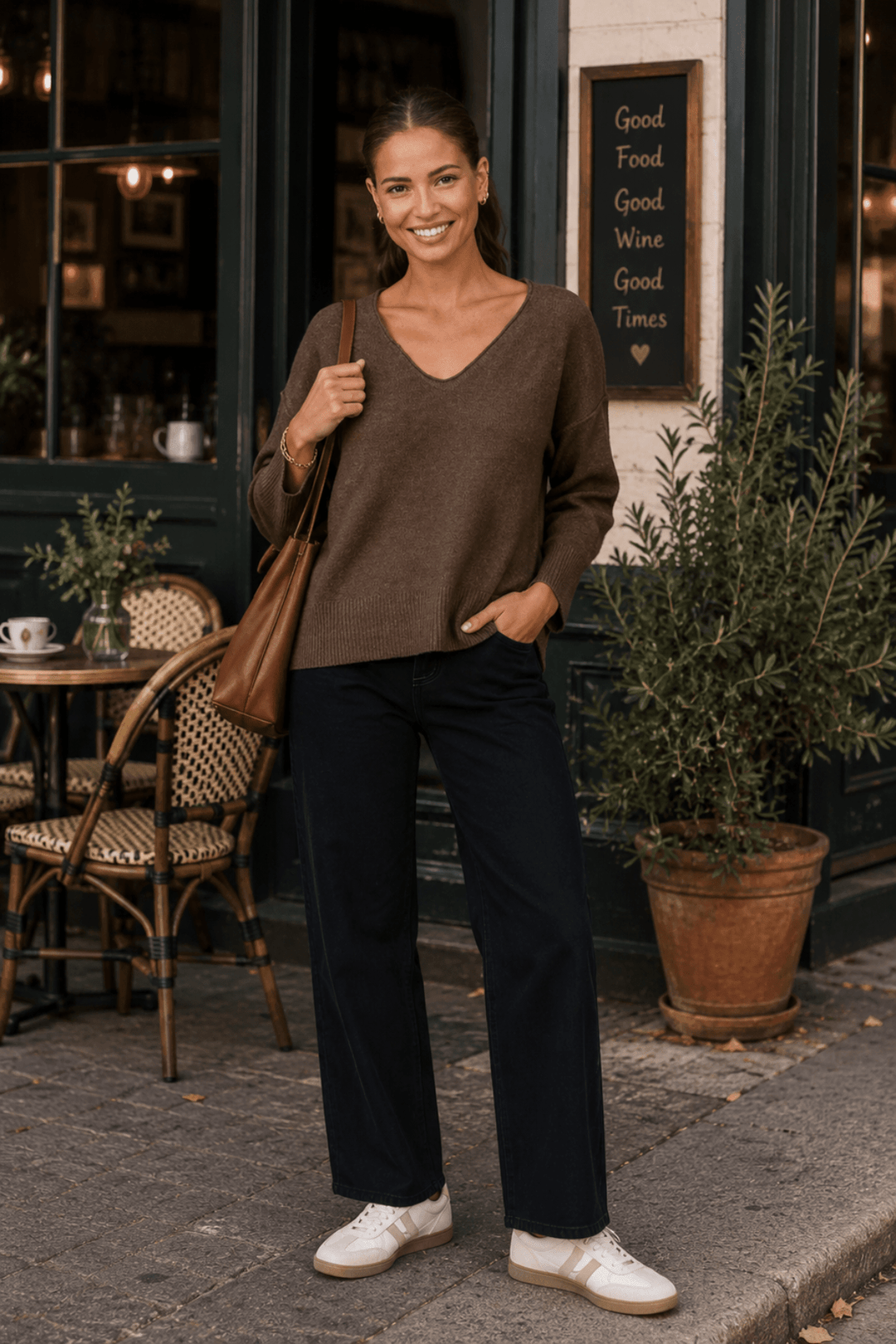Walker Knit - Chocolat - N11 - Pizazz BoutiqueNamastai